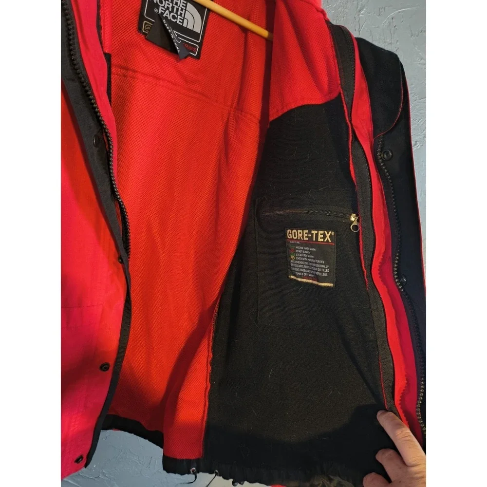 Vintage North Face 3 In 1 Hooded Ski Jacket Men's Med Gore-Tex Summit Series XCR